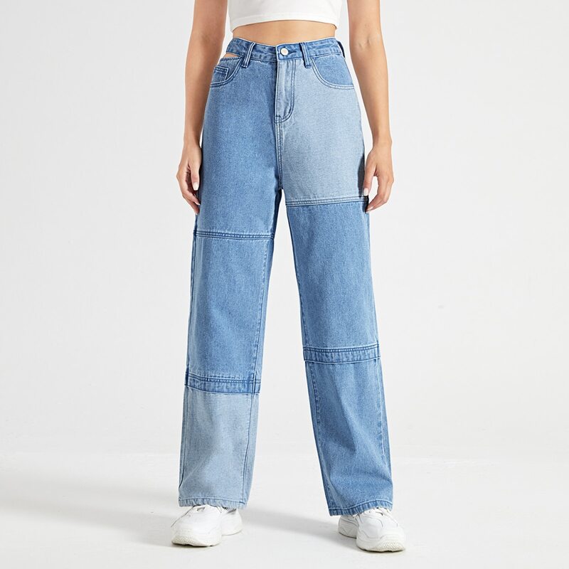 

Straight Leg Jeans, Light wash