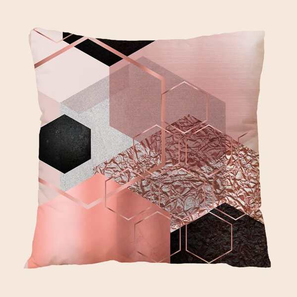 

Geometric Pattern Cushion Cover Without Filler, Multicolor
