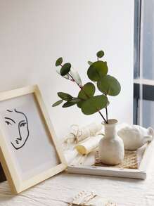 1入組人造桉樹葉 - 綠色 - 查看 3