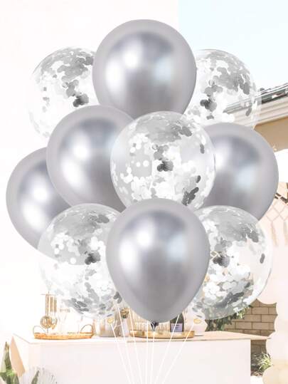 11pcs Sequin Balloon Set