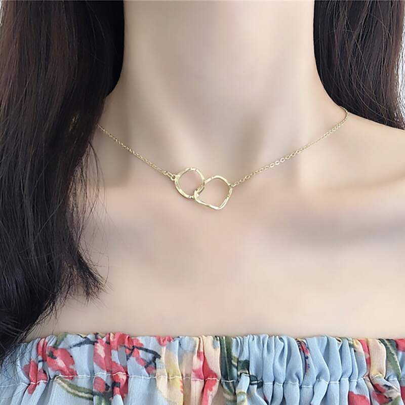 

1pc Minimalist Necklace, Gold