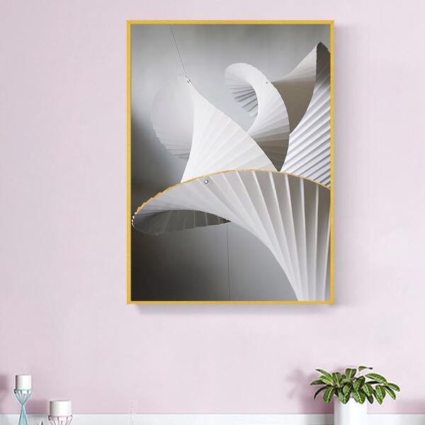 

Graphic Print Unframed Painting, Multicolor