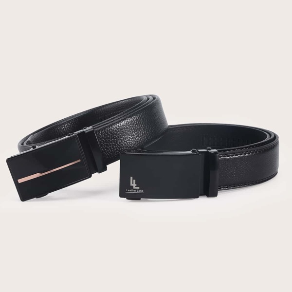 

Men PU Leather Belt, Black