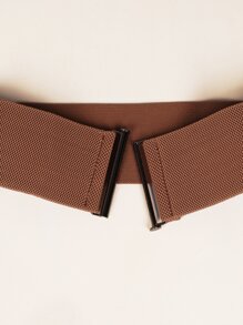 Cinturón ancho elástico para Halloween - Marrón - Ver 3