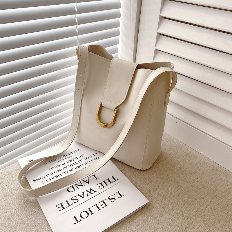 

Minimalist Crossbody Bag, White