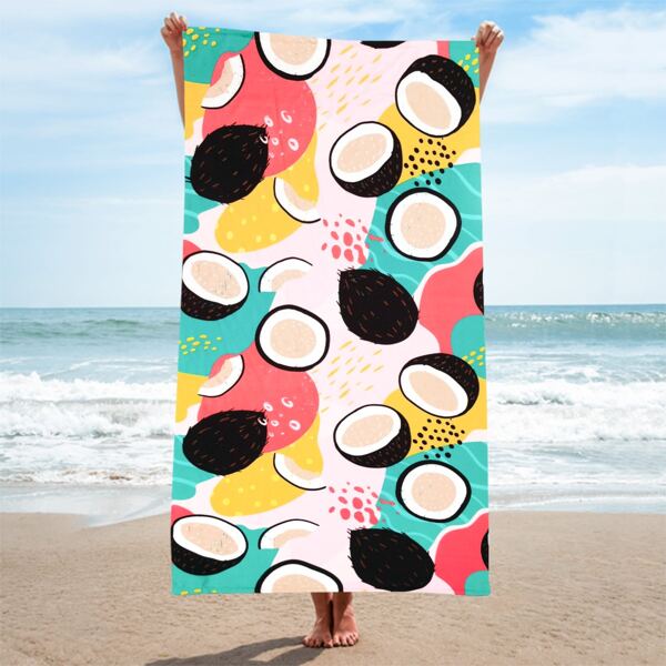 

1pc Fruit Pattern Bath Towel, Multicolor