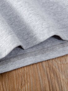 SHEIN Áo polo bé trai Nút phía trước màu trơn Giải trí - Nhiều màu - Xem 3