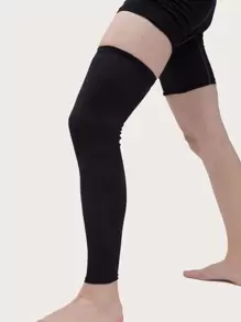 1pc Sports Breathable Knee Pad - Black - View 1