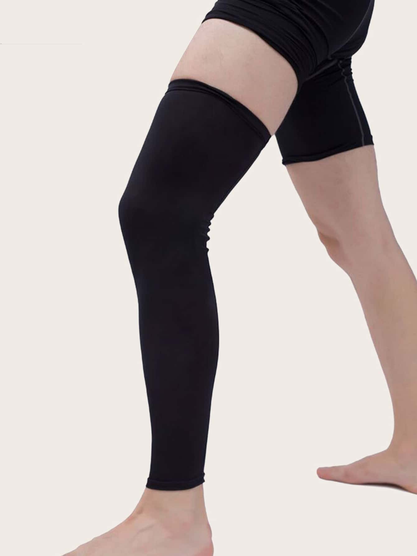 1pc Sports Breathable Knee Pad - Black - View 1