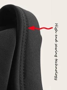 1pc Sports Breathable Knee Pad - Black - View 3