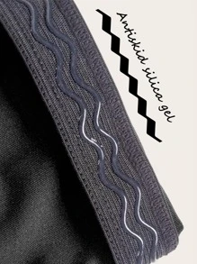 1pc Sports Breathable Knee Pad - Black - View 5