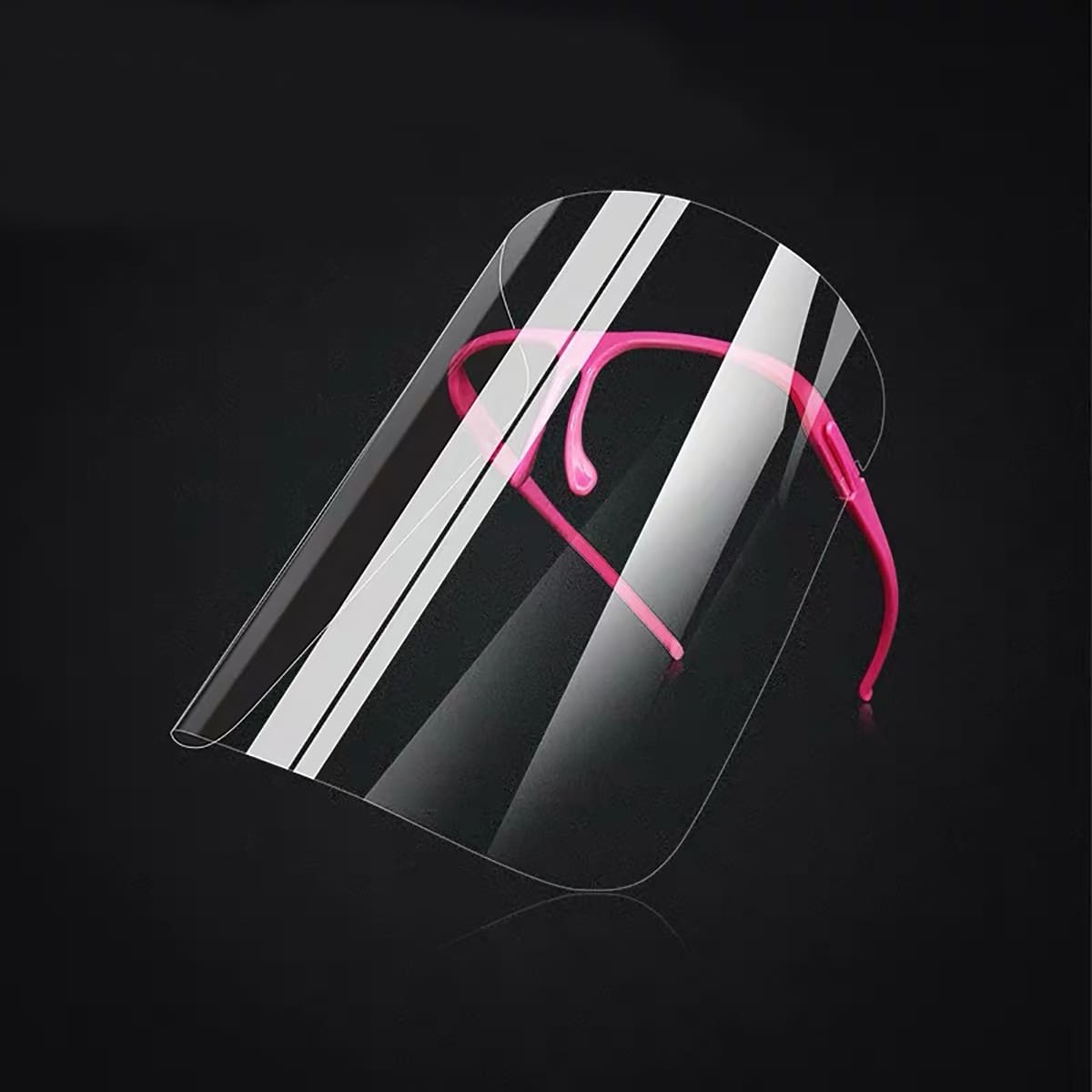 

Clear Face Mask, Hot pink