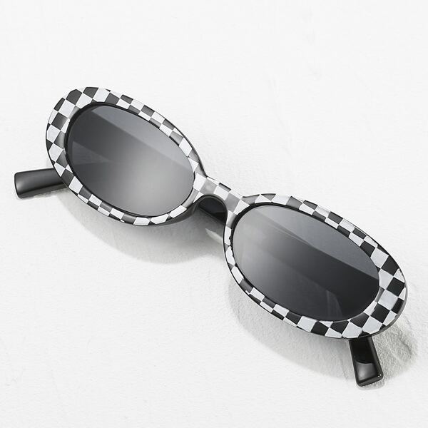 

Plaid Print Sunglasses
