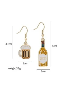 Hoa tai giọt bia - Nhiều màu - Xem 3