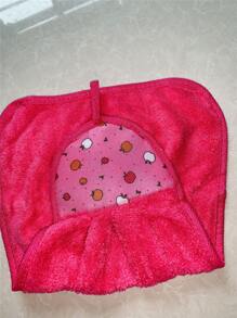 1入組蘋果印花手巾