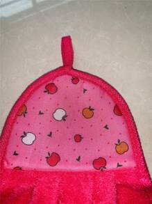 1入組蘋果印花手巾