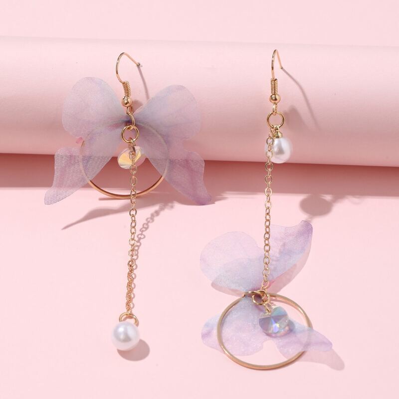

Butterfly Decor Earrings, Multicolor