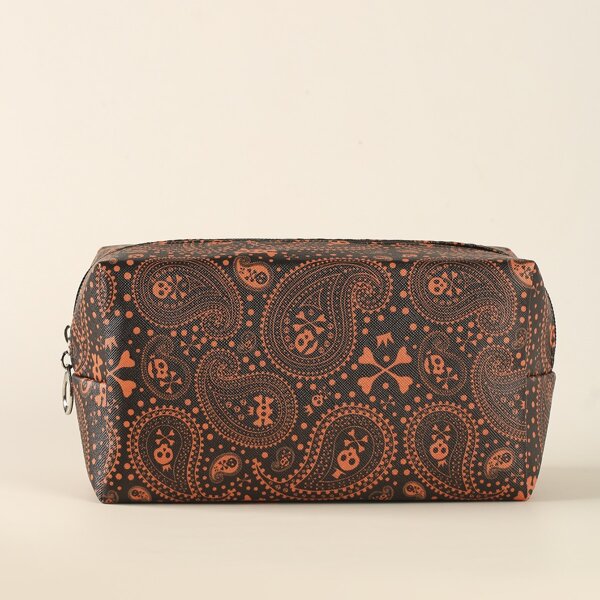 

Halloween Skull Square Makeup Bag, Multicolor