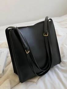 Minimalist Tote Bag - Black - View 4