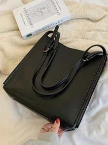 Minimalist Tote Bag - Black - View 5