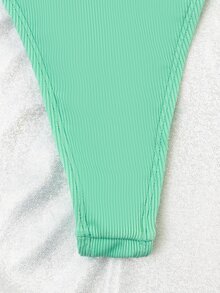 羅紋三角高剪比基尼