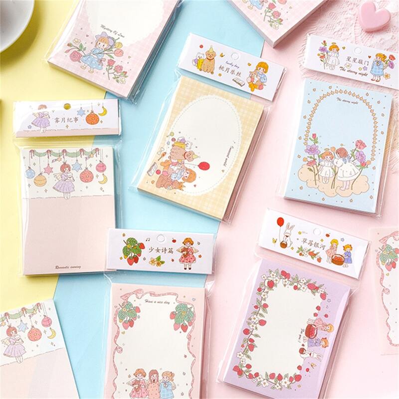 

1pc Cartoon Graphic Random Memo Pad, Multicolor