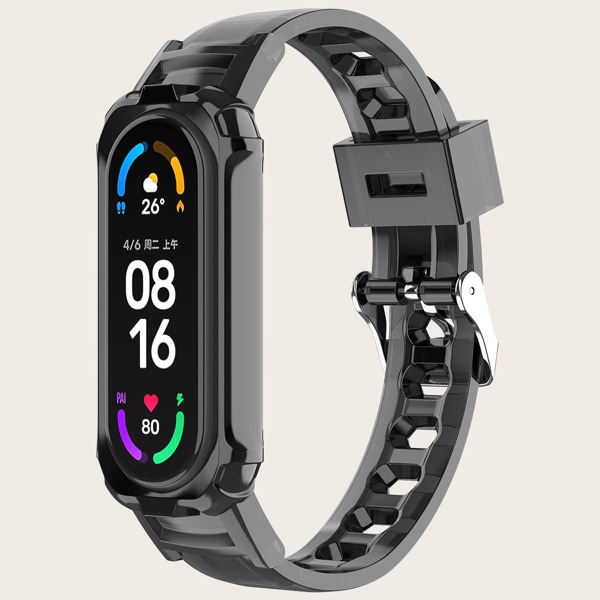 

Ремешок для часов и чехол 2 в 1 для Xiaomi, Чёрный