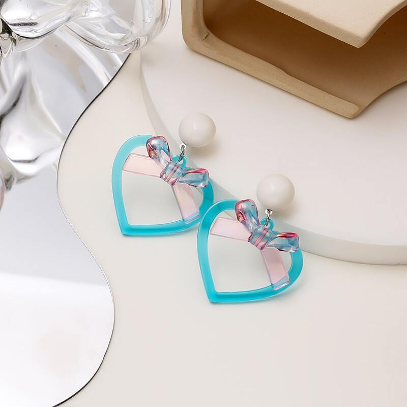 

Bow Decor Earrings, Multicolor