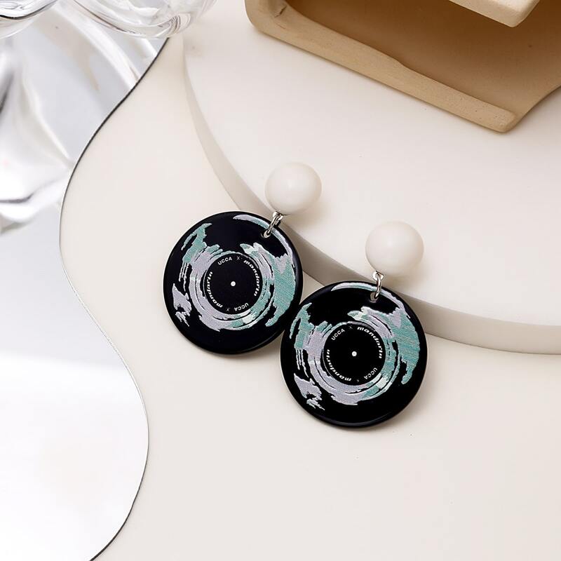 

Geo Charm Earrings, Multicolor