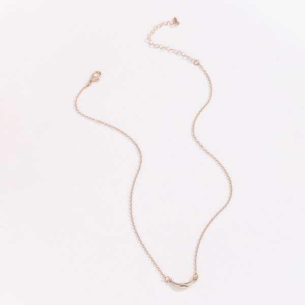 

Minimalist Metal Necklace, Gold