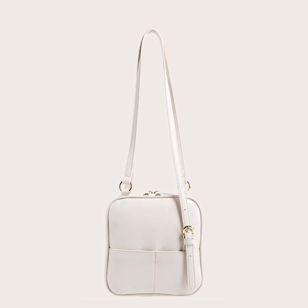 

Minimalist Shoulder Bag, White