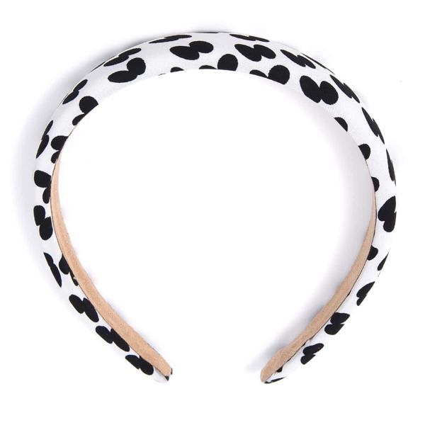 

Simple Padded Headband, Black and white