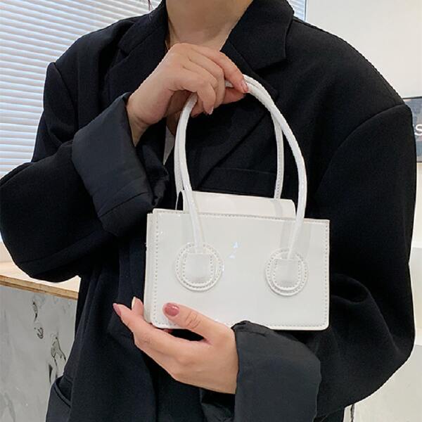 

Minimalist Shoulder Bag, White