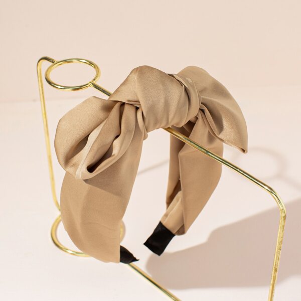 

Bow Decor Headband, Khaki