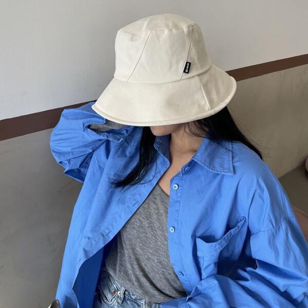 

Simple Bucket Hat, Beige