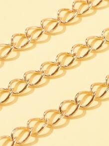 約 100 件鐵尾鍊,適合 Diy 項鍊、手鍊製作