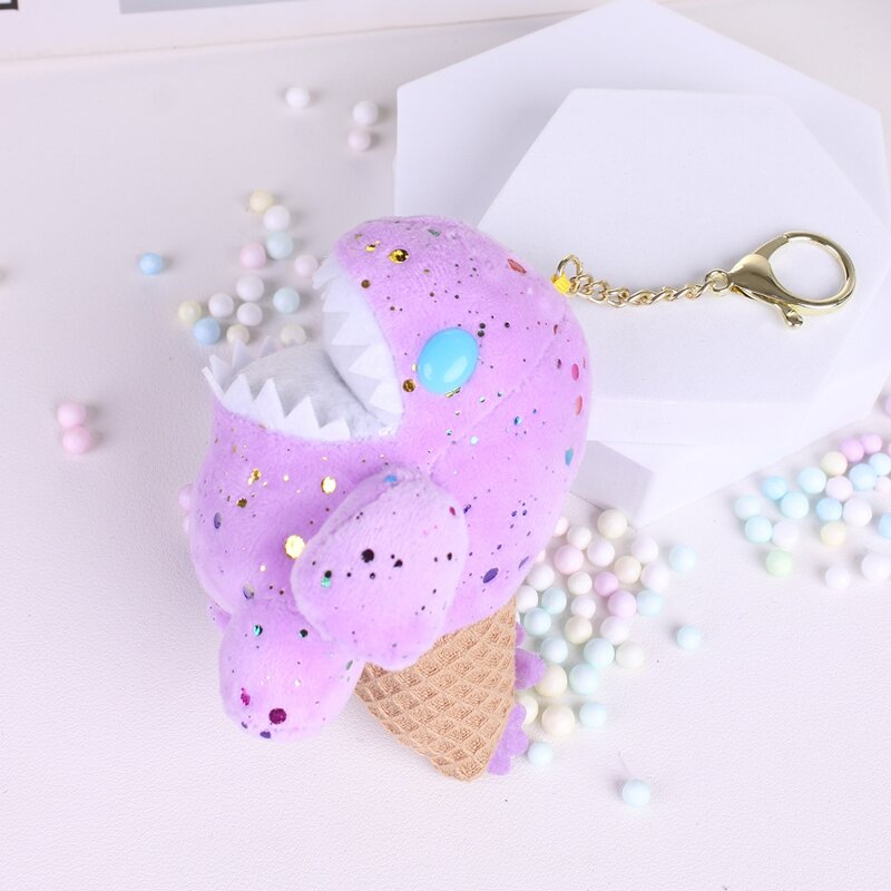 

Gemstone Decor Cartoon Design Bag Charm, Purple