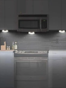 BASIC LIVING 6pcs Wireless Closet Cabinet LED Touch Light-Bright White - White - View 7