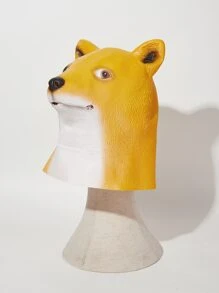 Disfraz perro cabeza - Amarillo - Ver 4