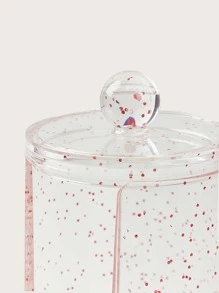 SHEIN BASIC LIVING獨家面膜收納盒-玫瑰金閃粉