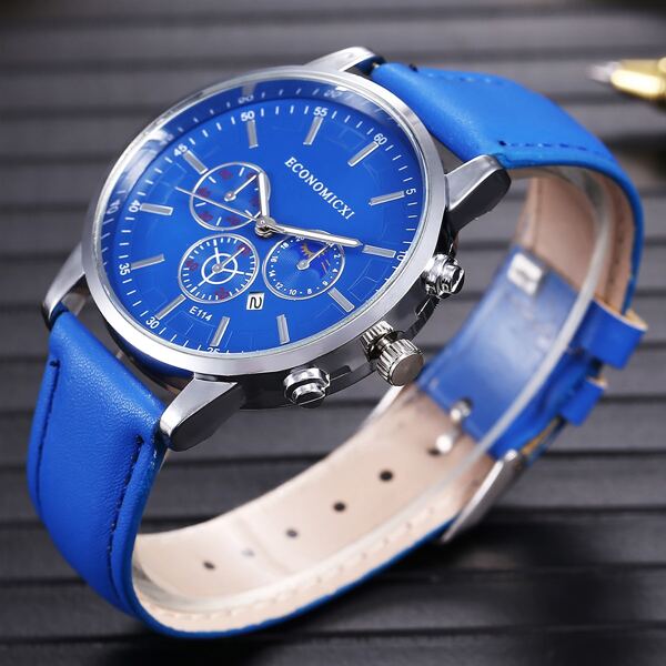 

Men Triple Dial Date Quartz Watch