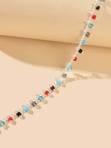 Vòng đeo chân trang trí hạt - Nhiều màu - Xem 4