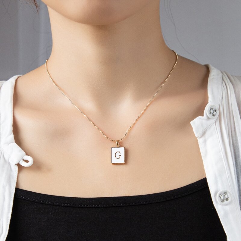 

Letter Pendant Necklace, Gold