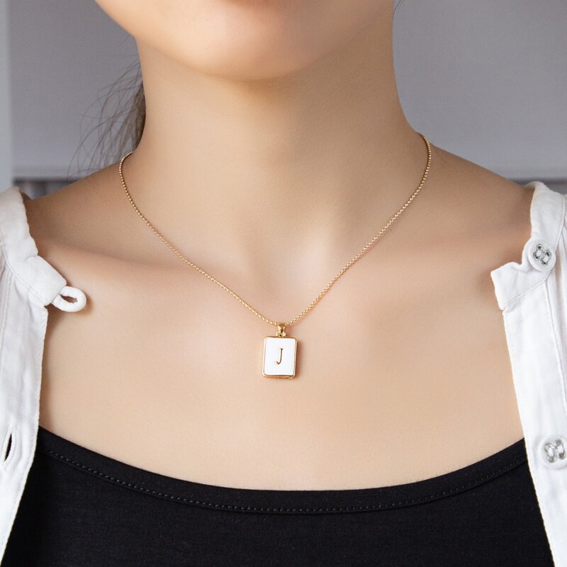 

Letter Pendant Necklace, Gold