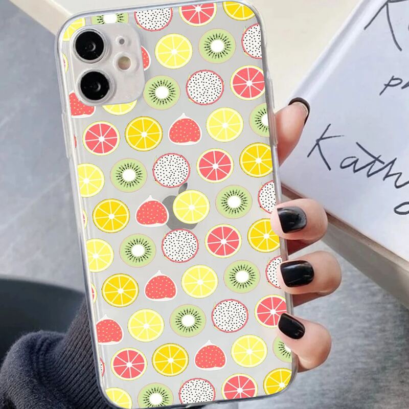 

Fruit Print Phone Case, Multicolor