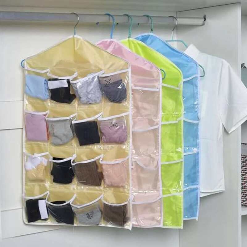 

1pc Random Hanging Clothes Storage Bag, Multicolor
