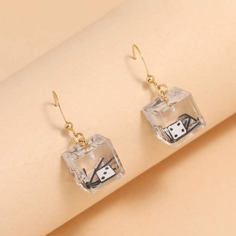 

Geo Charm Earrings, Multicolor