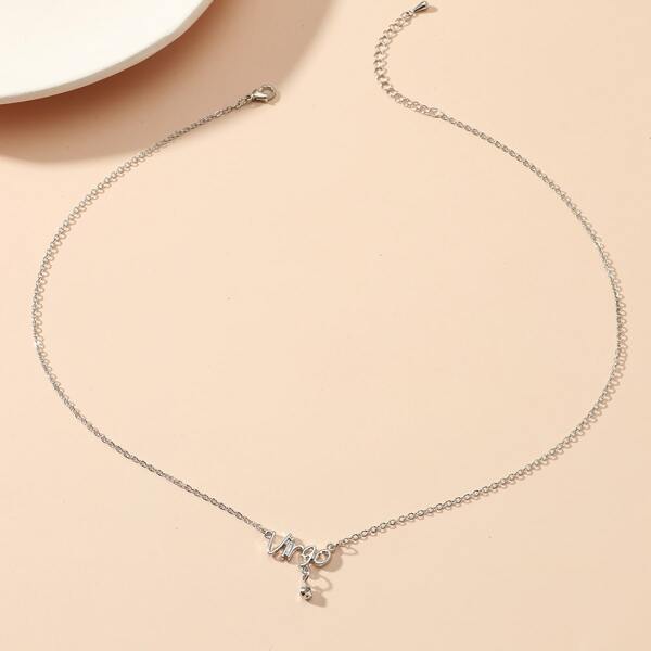 

Constellation Letter Charm Necklace, Silver