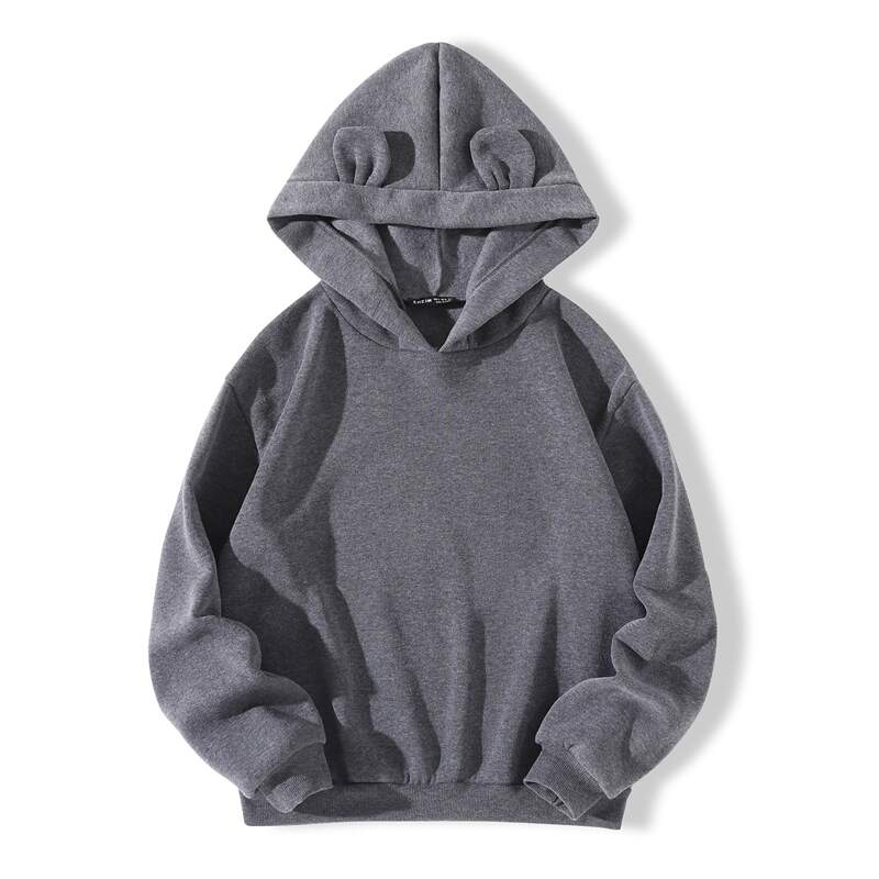 

Drop Shoulder Marled Hoodie, Grey
