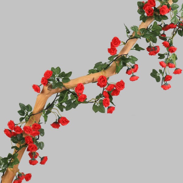 

1pc Artificial String Rose, Red